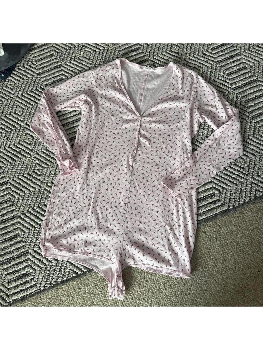 victoria’s secret Pink pajama onesie
